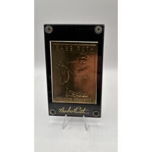 1994 Golden Legends Limited Edition-Babe Ruth,Yankees-Gold Trading Card.